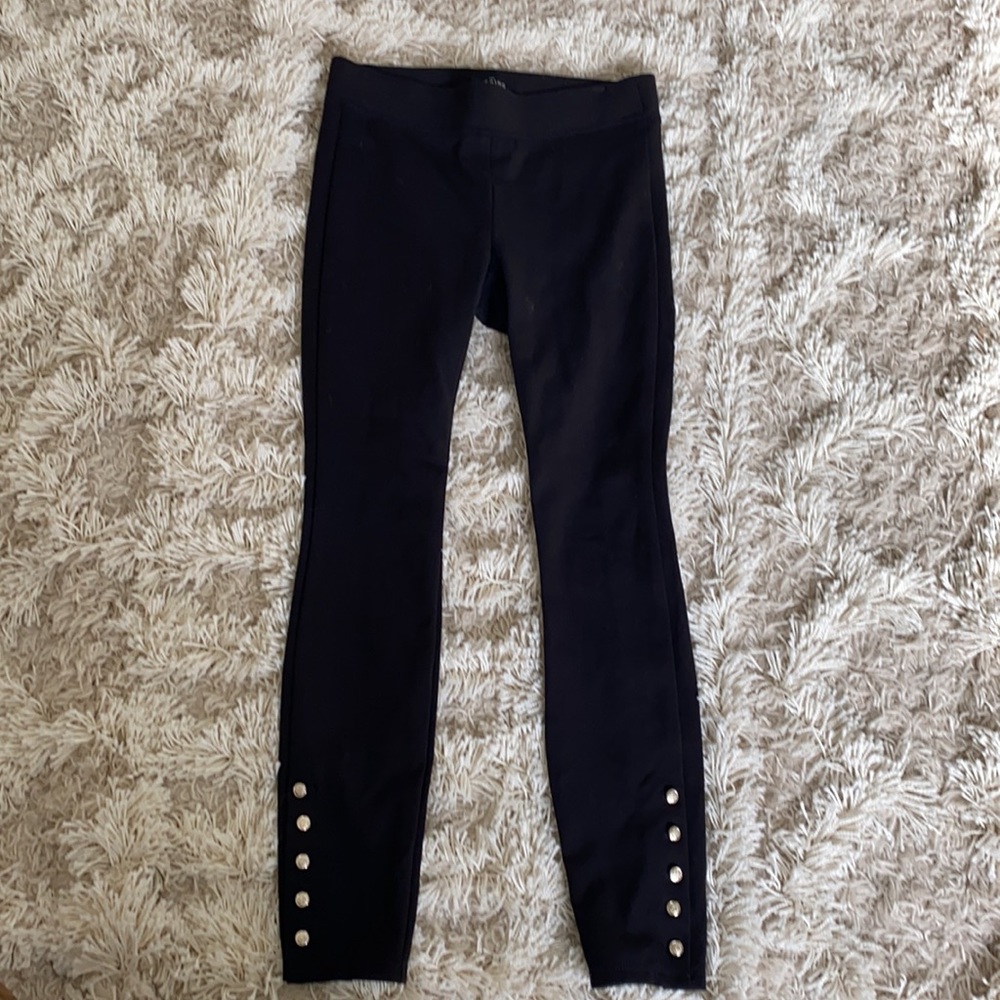 WHBM Ponte Button Hem Leggings